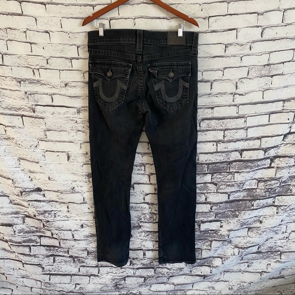 True Religion Ricky Relaxed Straight Jeans SZ 33